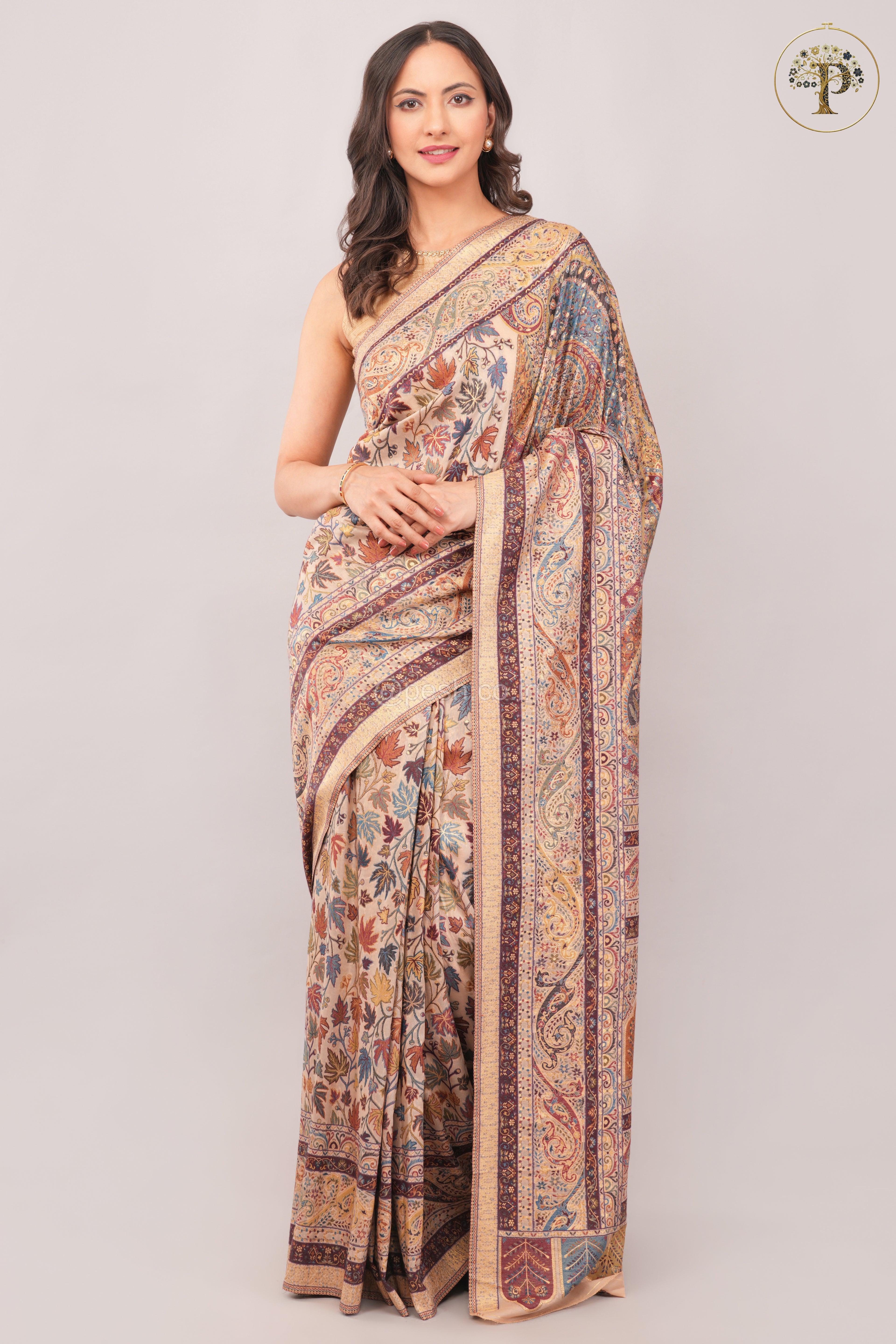 Zareen Kashmiri Kani Saree