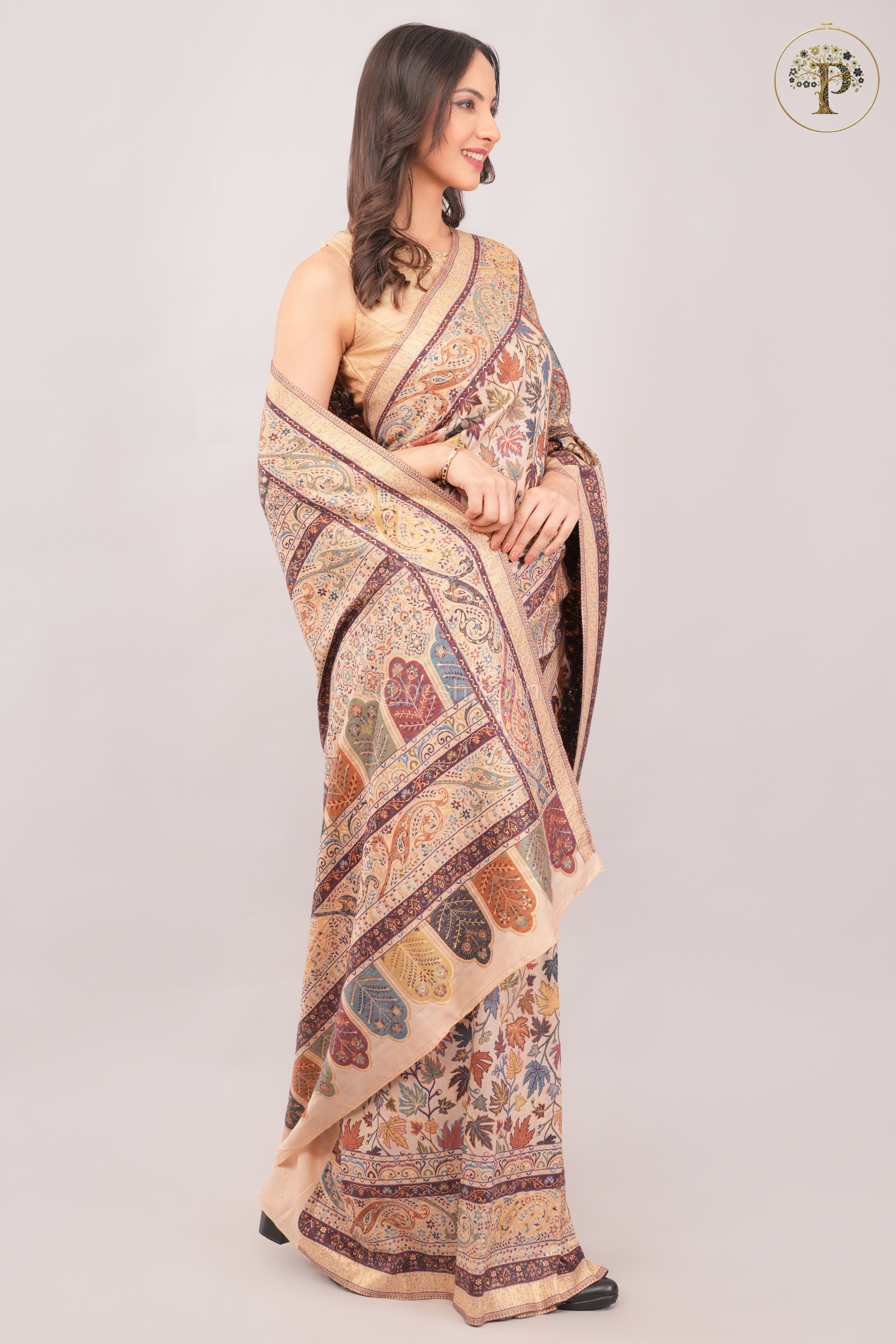 Zareen Kashmiri Kani Saree