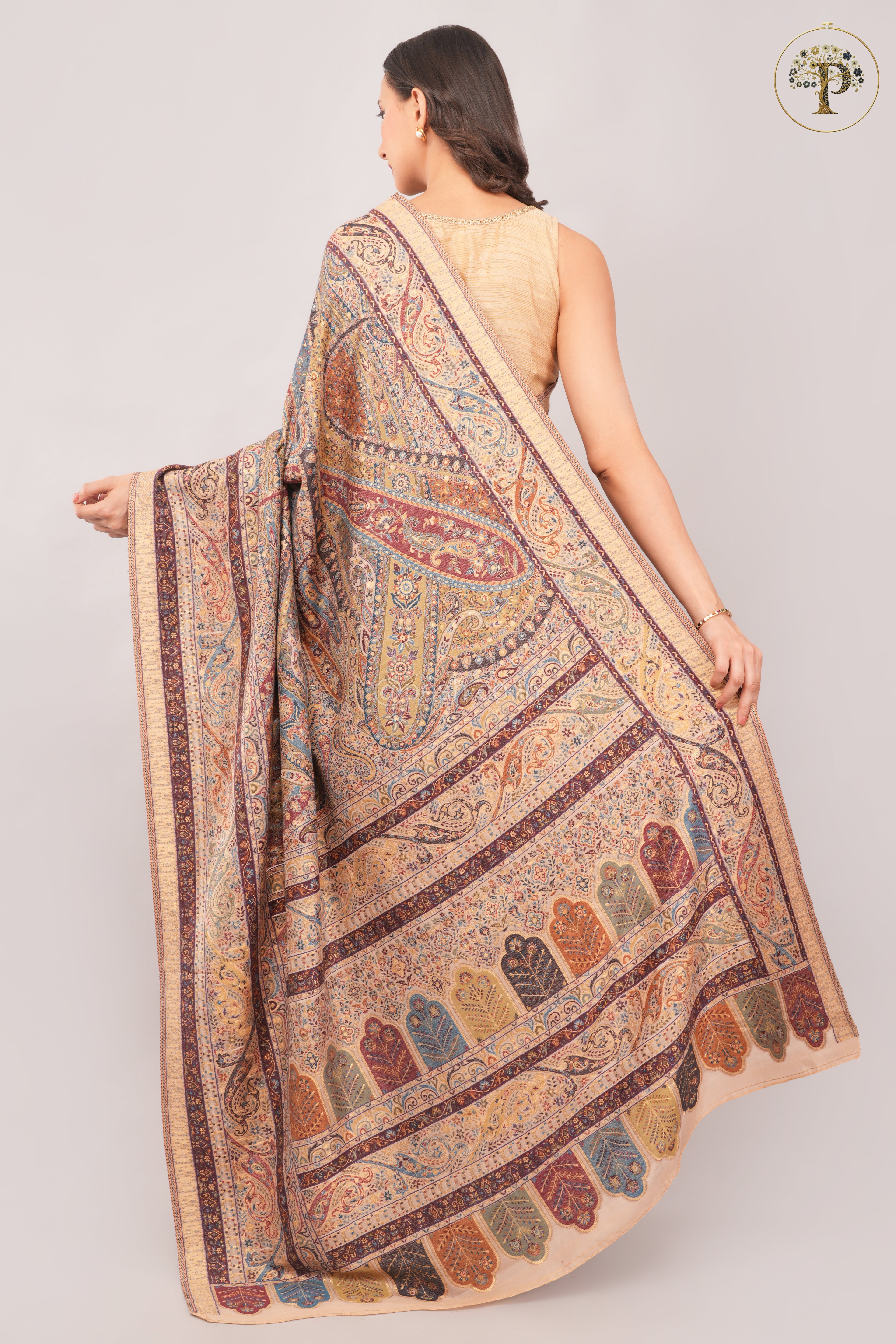 Zareen Kashmiri Kani Saree