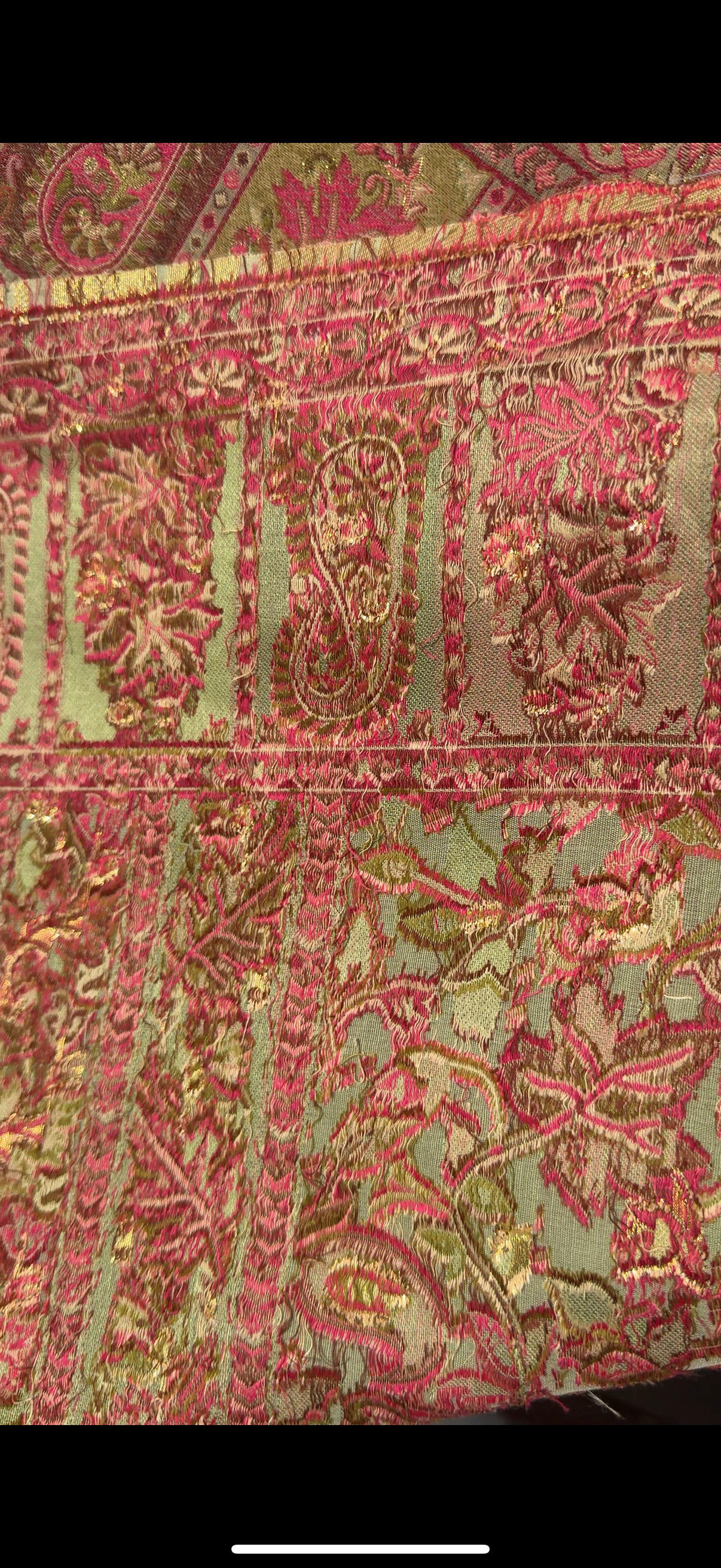 Pista Green Kashmiri Kani Silk Saree